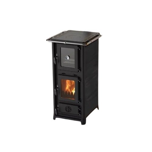 Poêle à bois avec four et plaque de cuisson Olympia Plus - 13 Kw (4)