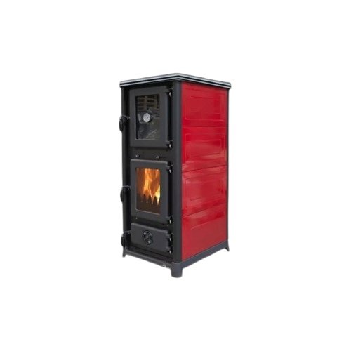 Poêle à bois avec four et plaque de cuisson Olympia Plus - 13 Kw (6)
