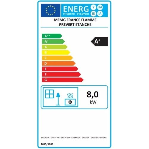 Poêle à granulés étanche Prévert sortie arrière - 8 Kw (2)