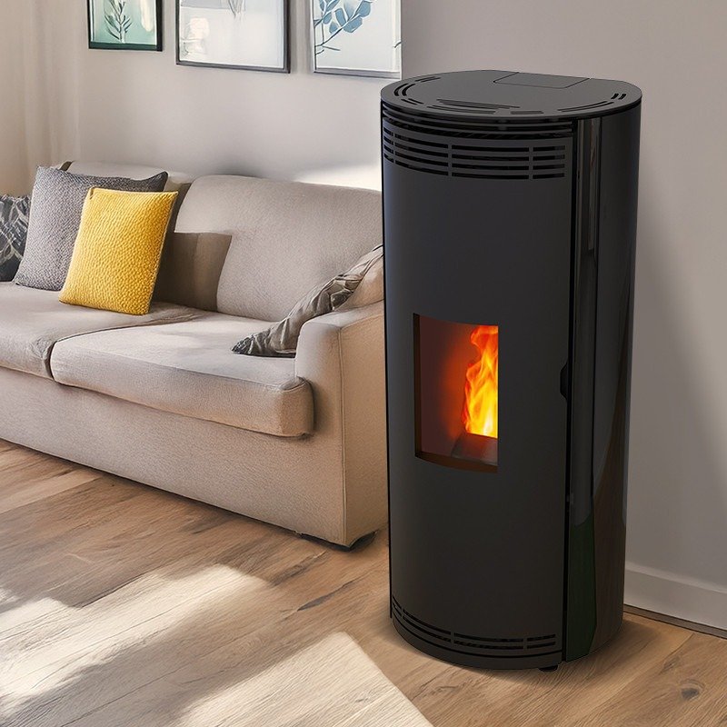 Poêle à granulés étanche (sortie dessus concentrique) Prévert - 8 Kw