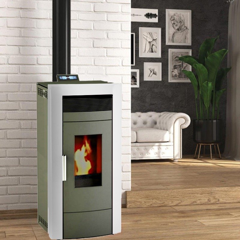 Poêle à granulés hydro Baracuda Commo plus - 21 Kw (10)