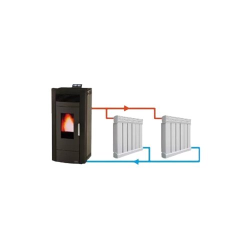 Poêle à granulés hydro Baracuda Commo plus - 21 Kw (3)