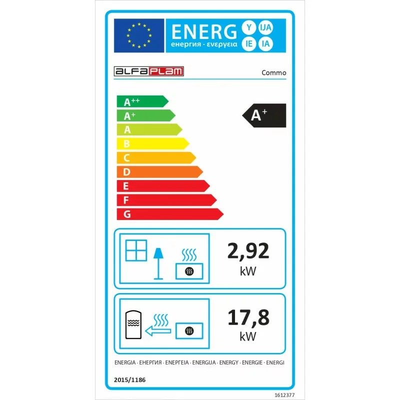 Poêle à granulés hydro Baracuda Commo plus - 21 Kw (8)