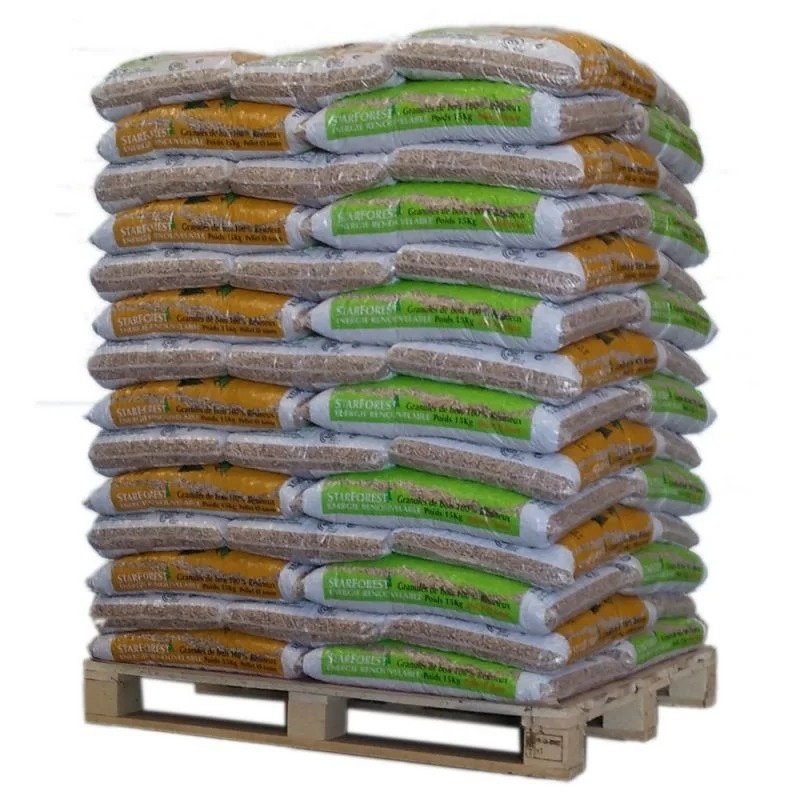 PELLET STARFOREST – PALETTE DE 70 SACS DE 15 KG (Granulés de Bois Haute Performance