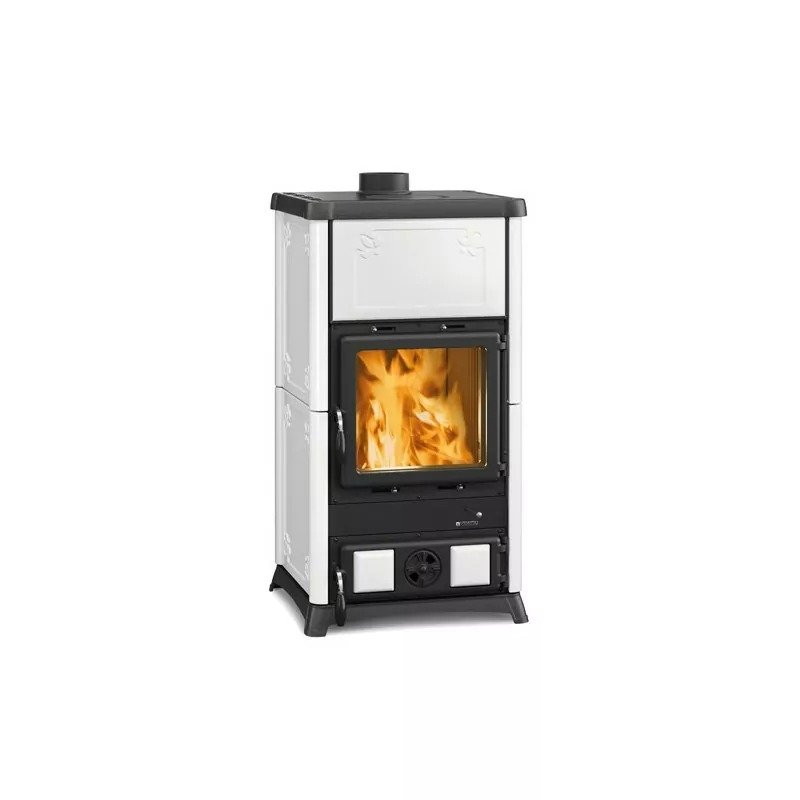 Poêle à bois Fedora - 9 Kw - Blanc Infinity de LA NORDICA